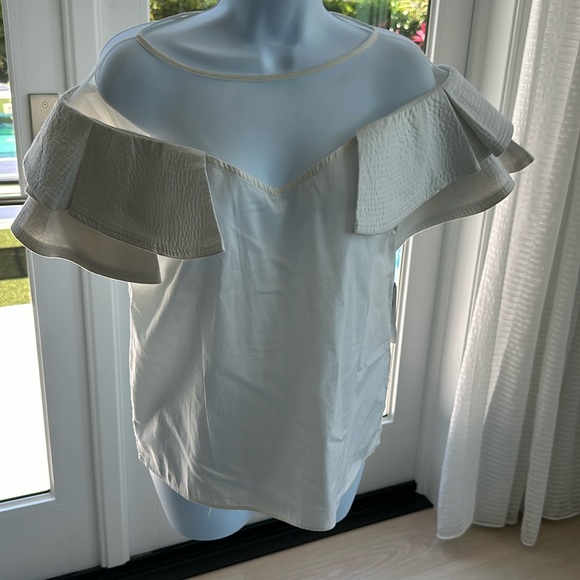 GARCIA WOMENS WHITE COTTON TOP LARGE - Picture 2 of 7